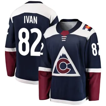 Men's Ivan Ivan Colorado Avalanche Alternate Jersey - Navy Breakaway