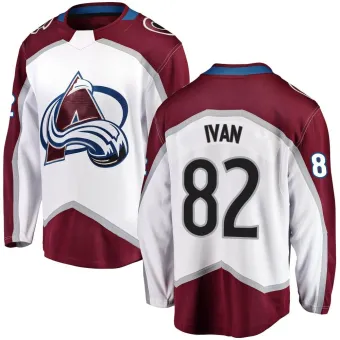 Men's Ivan Ivan Colorado Avalanche Away Jersey - White Breakaway