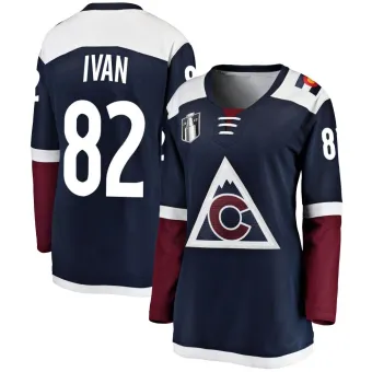 Women's Ivan Ivan Colorado Avalanche Alternate 2022 Stanley Cup Final Patch Jersey - Navy Breakaway