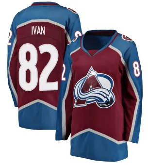 Women's Ivan Ivan Colorado Avalanche Maroon Home Jersey - Breakaway