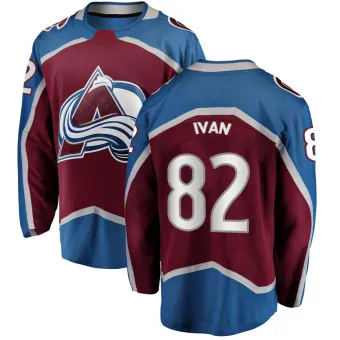 Youth Ivan Ivan Colorado Avalanche Maroon Home Jersey - Breakaway
